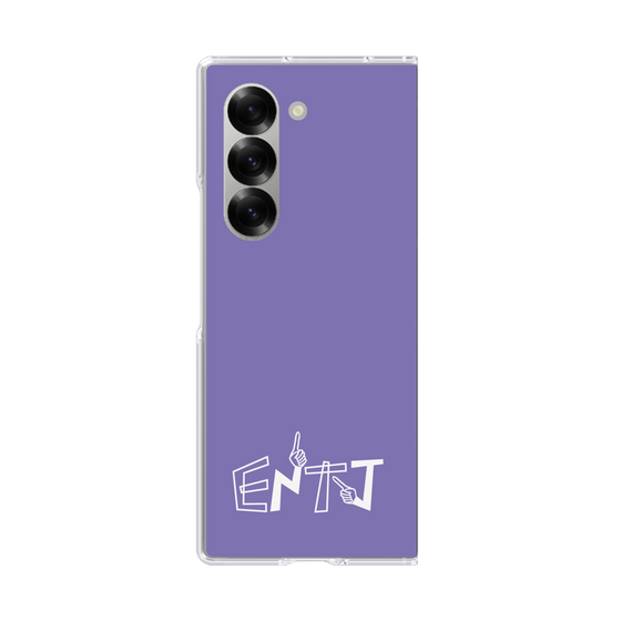 Clear Case［ オリジナル - ENTJ 指揮官 - アルファベット - Purple ］