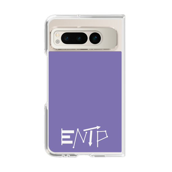Clear Case［ オリジナル - ENTP 討論者 - アルファベット - Purple ］