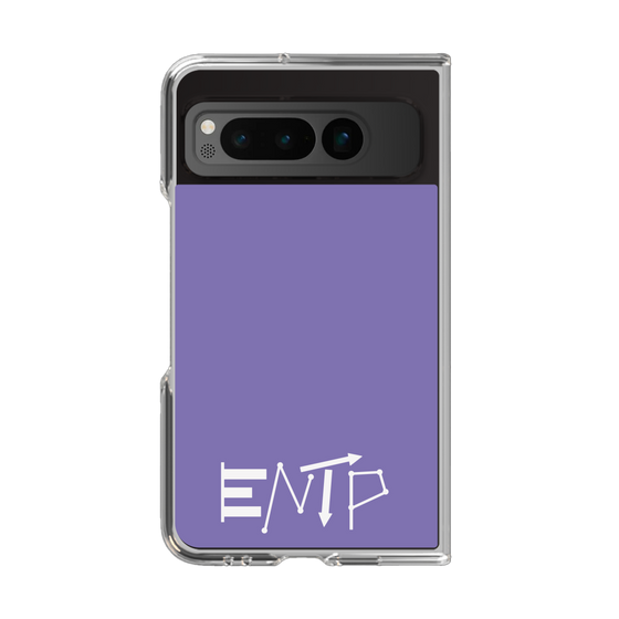 Clear Case［ オリジナル - ENTP 討論者 - アルファベット - Purple ］
