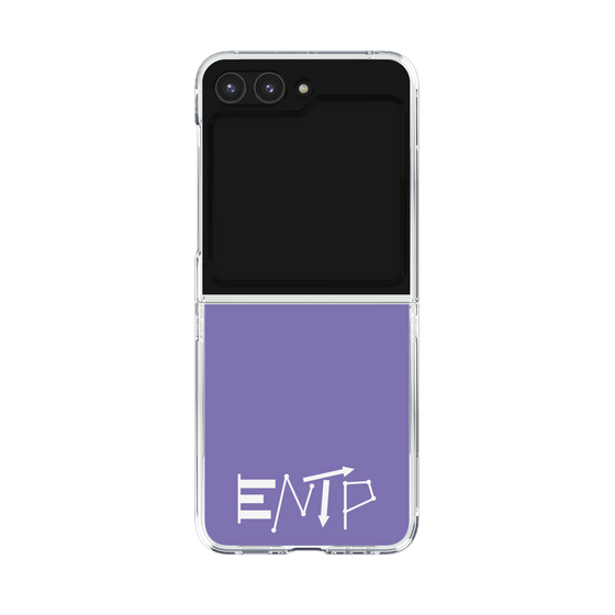 Clear Case［ オリジナル - ENTP 討論者 - アルファベット - Purple ］