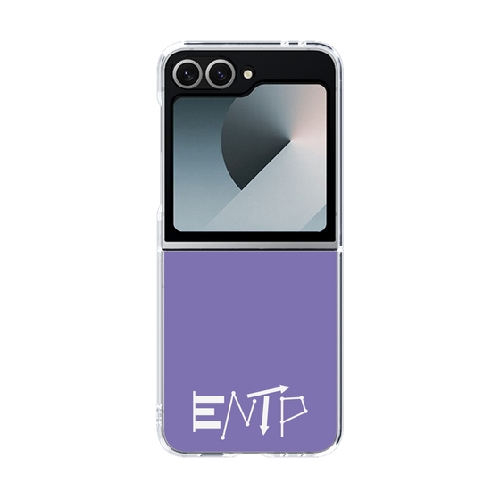 Clear Case［ オリジナル - ENTP 討論者 - アルファベット - Purple ］