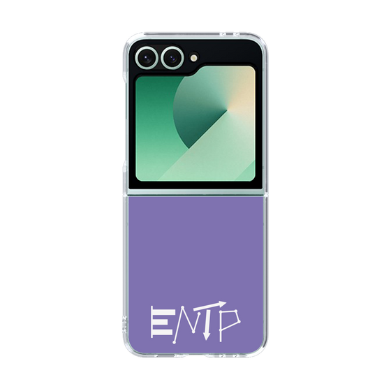 Clear Case［ オリジナル - ENTP 討論者 - アルファベット - Purple ］