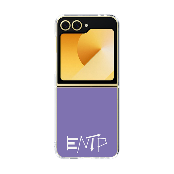 Clear Case［ オリジナル - ENTP 討論者 - アルファベット - Purple ］