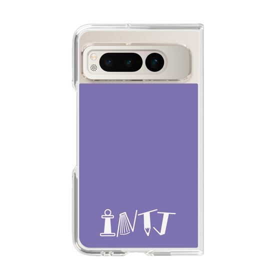 Clear Case［ オリジナル - INTJ 建築家 - アルファベット - Purple ］