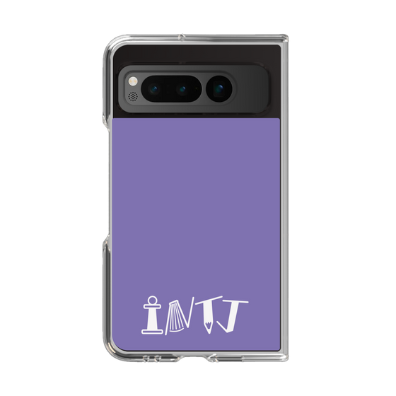 Clear Case［ オリジナル - INTJ 建築家 - アルファベット - Purple ］