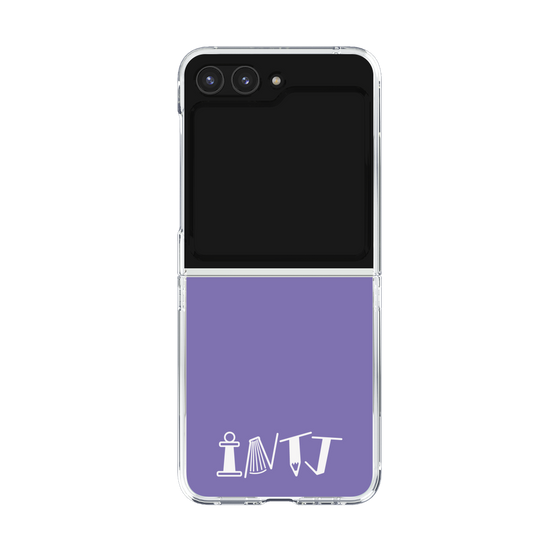 Clear Case［ オリジナル - INTJ 建築家 - アルファベット - Purple ］