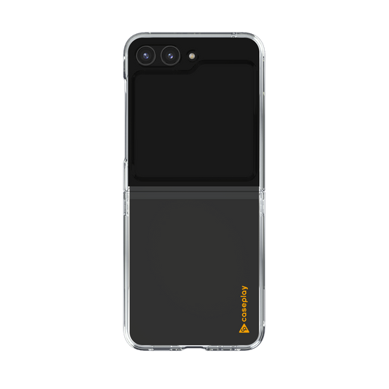Clear Case［ オリジナル - caseplayロゴ - Orange/B ］