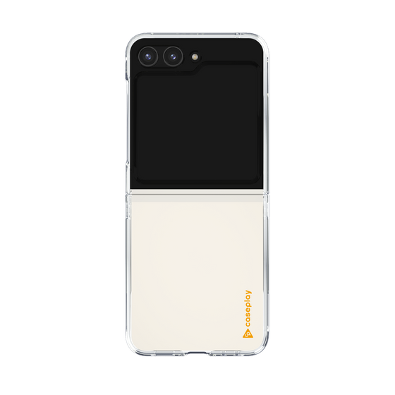 Clear Case［ オリジナル - caseplayロゴ - Orange/B ］