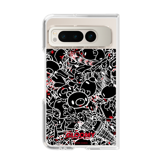 Clear Case［ Gloomy - Pattern - Black ］