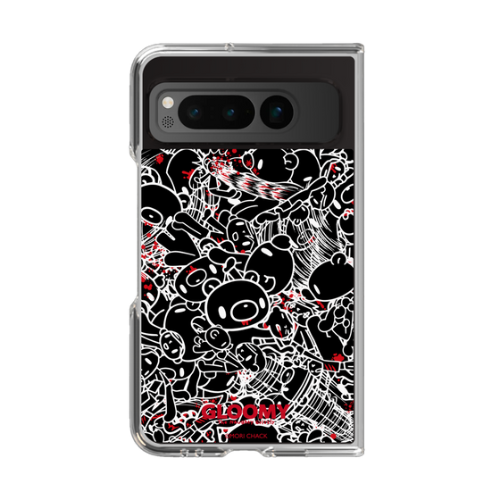 Clear Case［ Gloomy - Pattern - Black ］