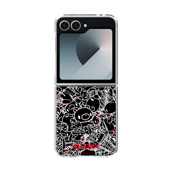 Clear Case［ Gloomy - Pattern - Black ］