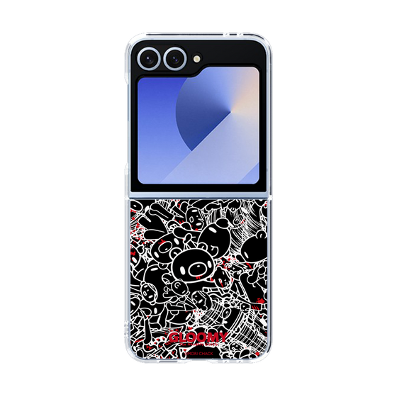 Clear Case［ Gloomy - Pattern - Black ］