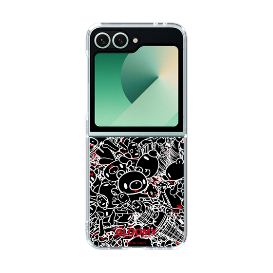 Clear Case［ Gloomy - Pattern - Black ］