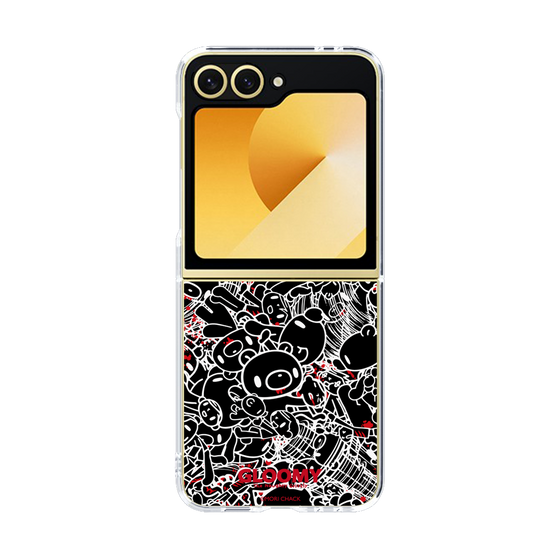 Clear Case［ Gloomy - Pattern - Black ］
