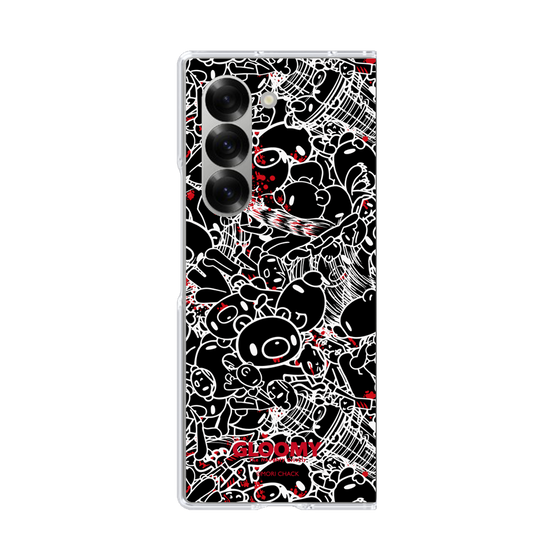 Clear Case［ Gloomy - Pattern - Black ］