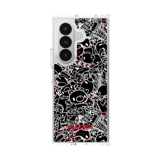 Clear Case［ Gloomy - Pattern - Black ］