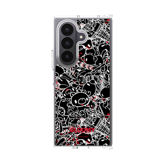 Clear Case［ Gloomy - Pattern - Black ］