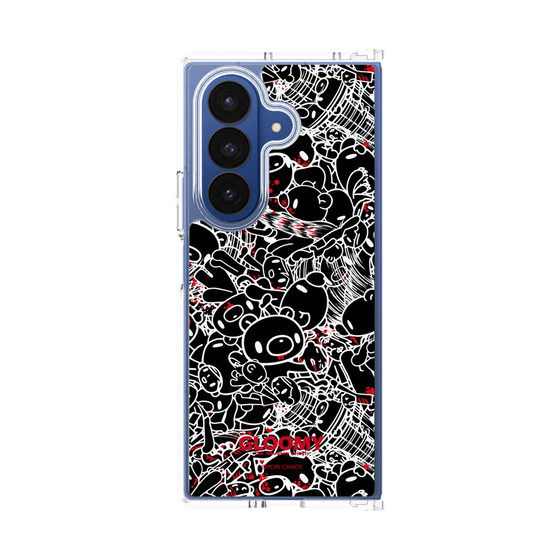 Clear Case［ Gloomy - Pattern - Black ］
