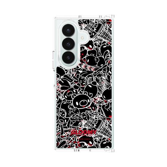 Clear Case［ Gloomy - Pattern - Black ］