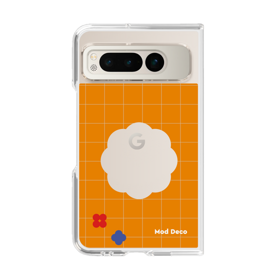 Clear Case［ Mod Deco - オリジナル - レトロオレンジ ］