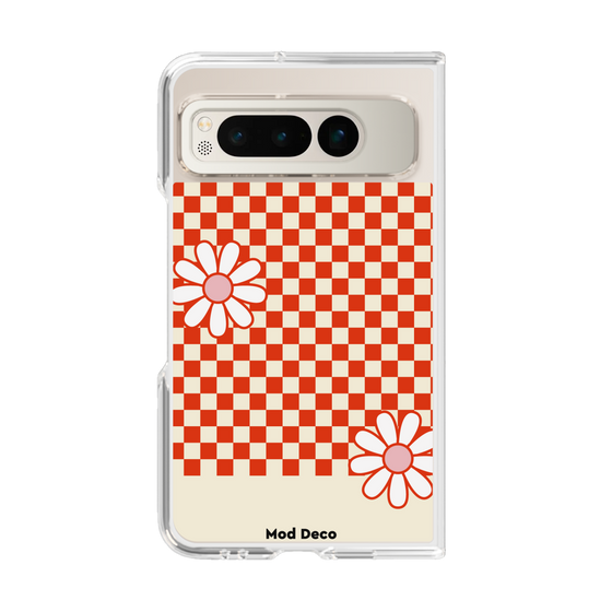 Clear Case［ Mod Deco - オリジナル - レトロフラワー ］