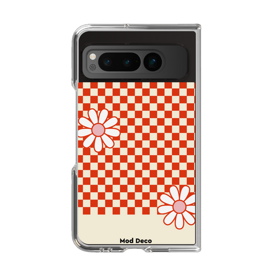 Clear Case［ Mod Deco - オリジナル - レトロフラワー ］