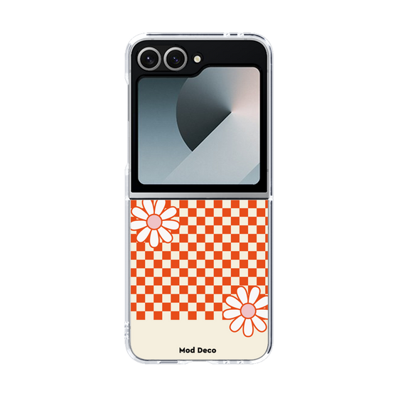 Clear Case［ Mod Deco - オリジナル - レトロフラワー ］