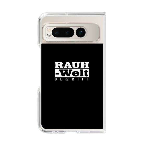 Clear Case［ RAUH-Welt BEGRIFF - Logo - Black ］