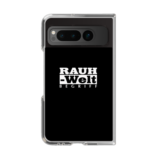 Clear Case［ RAUH-Welt BEGRIFF - Logo - Black ］