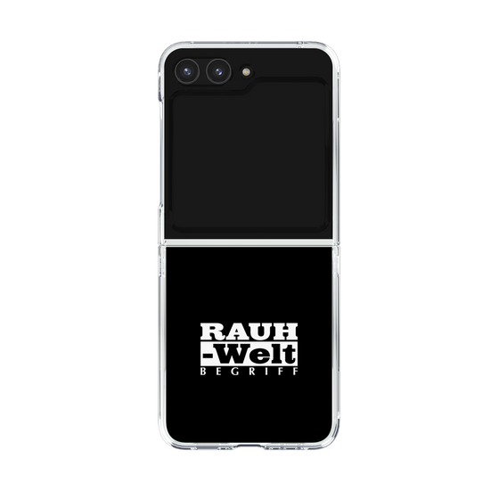 Clear Case［ RAUH-Welt BEGRIFF - Logo - Black ］