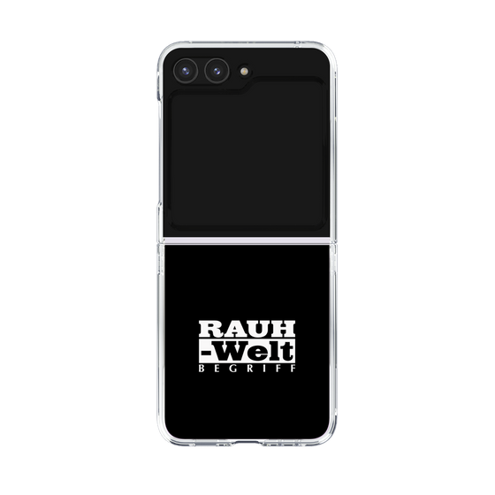Clear Case［ RAUH-Welt BEGRIFF - Logo - Black ］