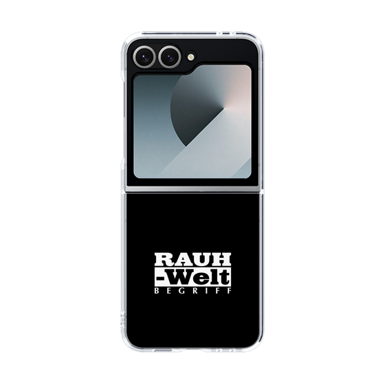Clear Case［ RAUH-Welt BEGRIFF - Logo - Black ］