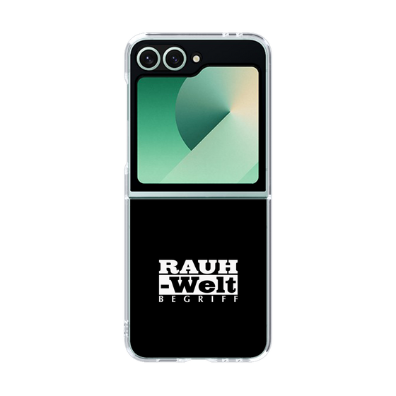 Clear Case［ RAUH-Welt BEGRIFF - Logo - Black ］