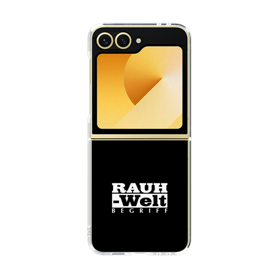 Clear Case［ RAUH-Welt BEGRIFF - Logo - Black ］
