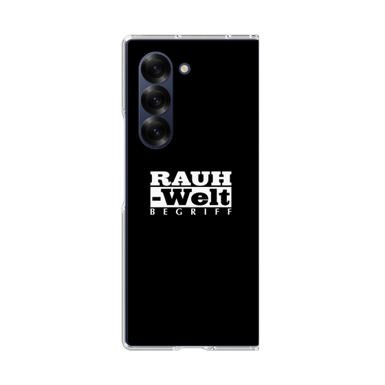 Clear Case［ RAUH-Welt BEGRIFF - Logo - Black ］