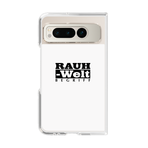 Clear Case［ RAUH-Welt BEGRIFF - Logo - White ］