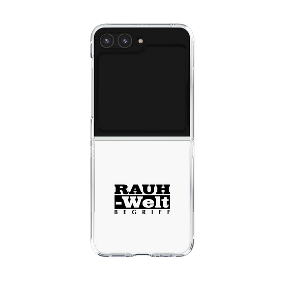 Clear Case［ RAUH-Welt BEGRIFF - Logo - White ］