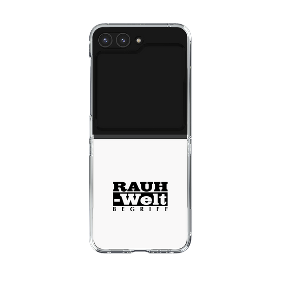 Clear Case［ RAUH-Welt BEGRIFF - Logo - White ］