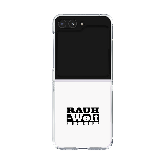 Clear Case［ RAUH-Welt BEGRIFF - Logo - White ］