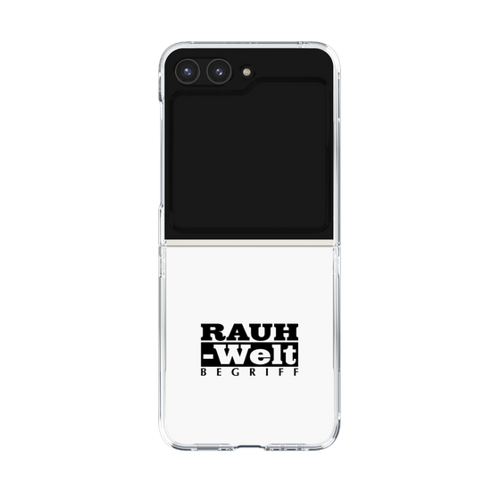 Clear Case［ RAUH-Welt BEGRIFF - Logo - White ］
