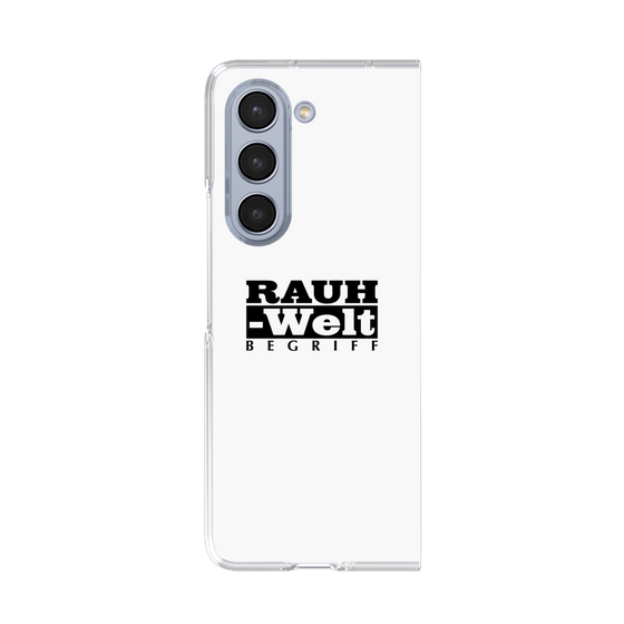 Clear Case［ RAUH-Welt BEGRIFF - Logo - White ］