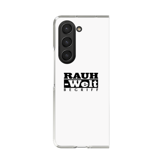 Clear Case［ RAUH-Welt BEGRIFF - Logo - White ］