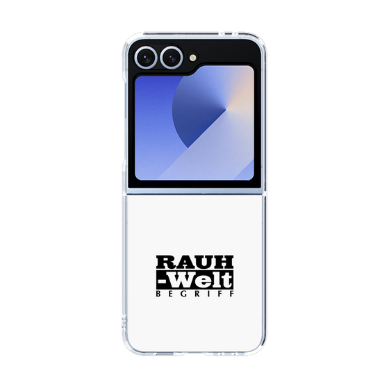 Clear Case［ RAUH-Welt BEGRIFF - Logo - White ］