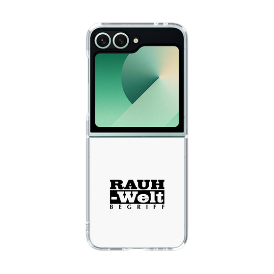 Clear Case［ RAUH-Welt BEGRIFF - Logo - White ］