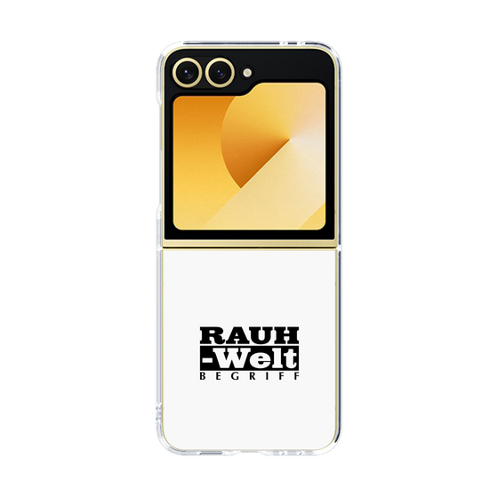 Clear Case［ RAUH-Welt BEGRIFF - Logo - White ］