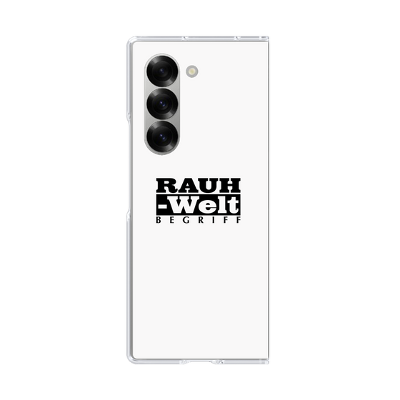 Clear Case［ RAUH-Welt BEGRIFF - Logo - White ］