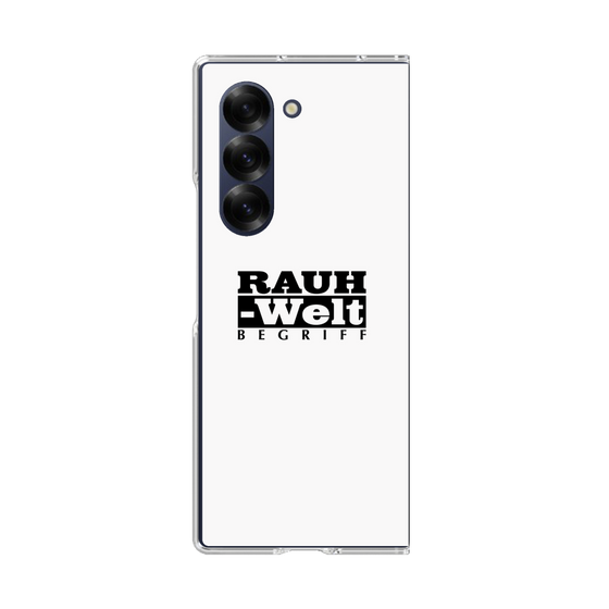 Clear Case［ RAUH-Welt BEGRIFF - Logo - White ］