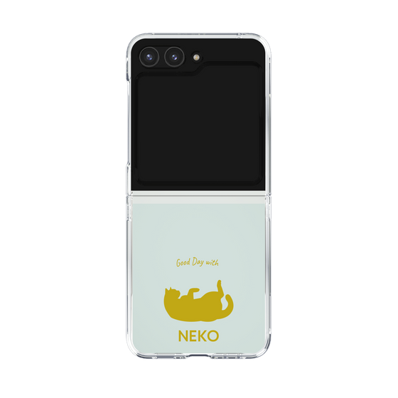 Clear Case［ &UCHINOCO - Rolled-Over Cat ］
