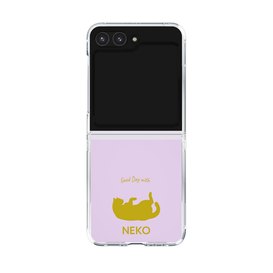 Clear Case［ &UCHINOCO - Rolled-Over Cat ］