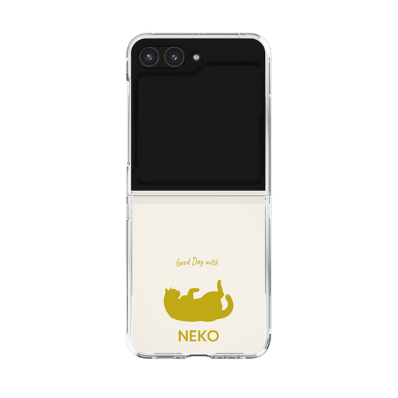 Clear Case［ &UCHINOCO - Rolled-Over Cat ］